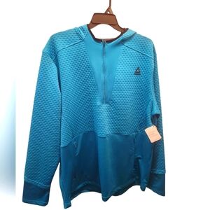Reebok Capri Breeze  Textured Half-Zip Hoodie 2xl NWT